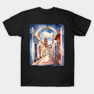 Sombrerete Zacatecas Mexico Vintage Tourism Travel T-Shirt